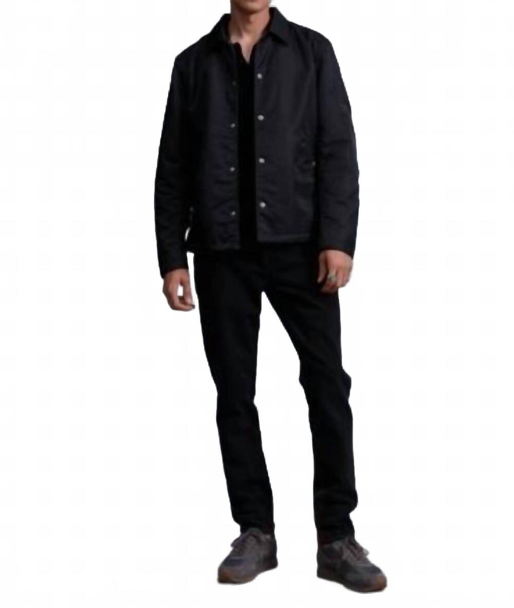 NEW RAG & BONE fit 2 authentic stretch slim fit jean in washed black